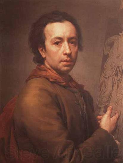 Anton Raphael Mengs Self-portrait Norge oil painting art